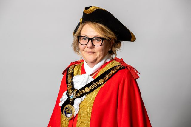The Ceremonial Mayor of Hartlepool Councillor Sue Little