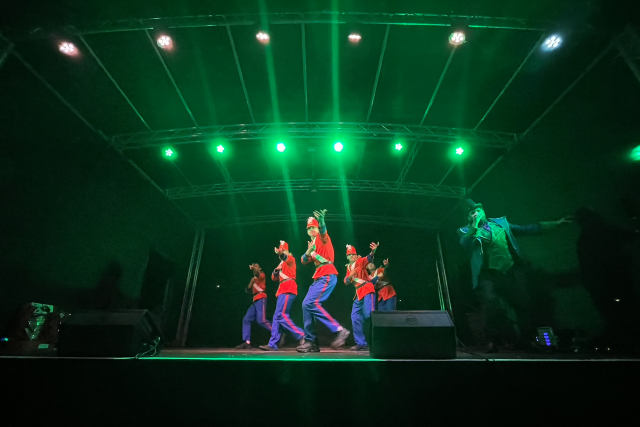 Hartlepool panto stars on stage