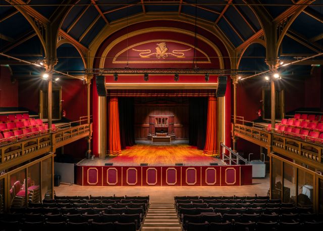 A striking view of the stage area. Picture credit: Ben Hines Photo.