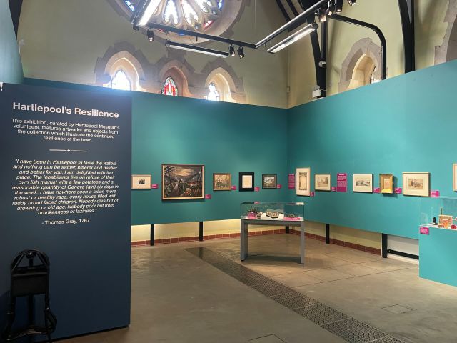 A view of part of the Hartlepool's Resilience exhibition