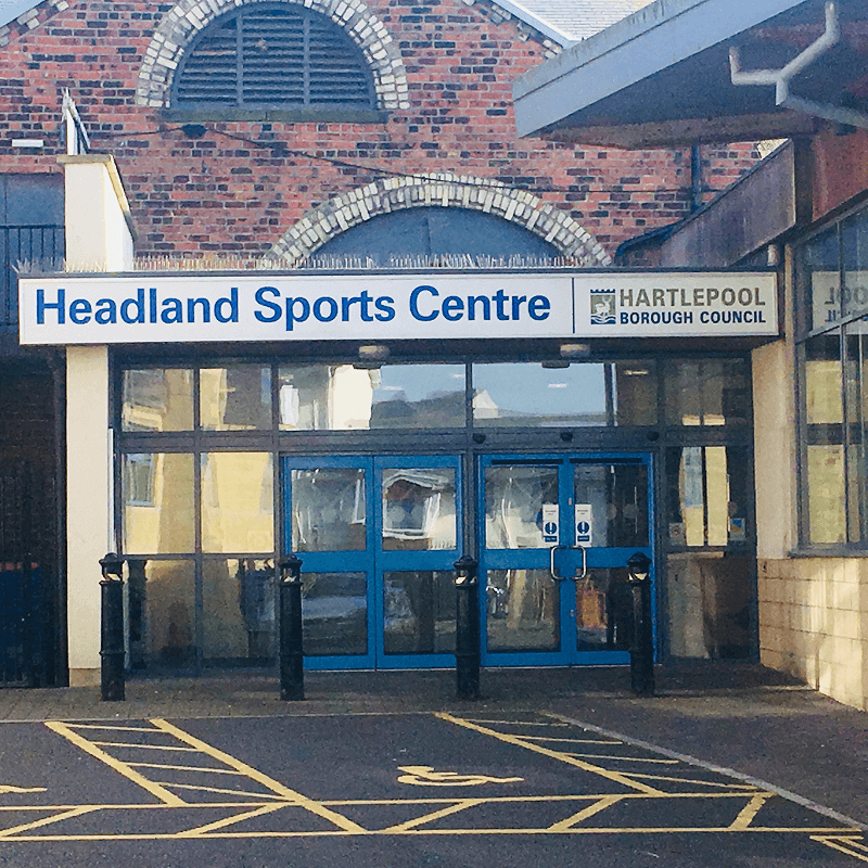 Exterior of Headland sports centre