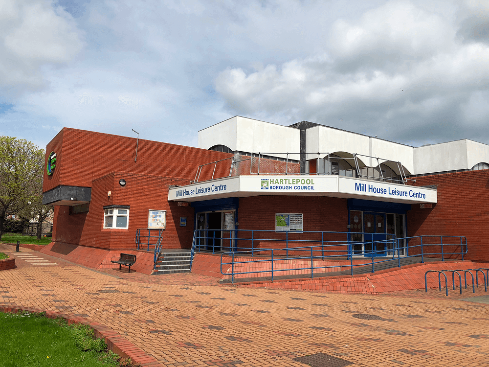 Exterior of Mill house leisure centre