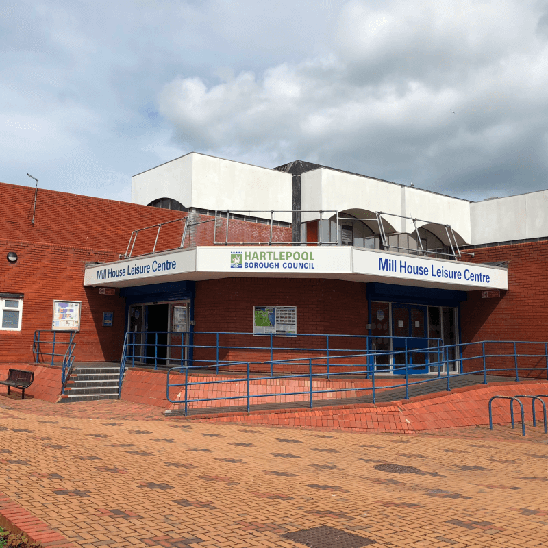 Exterior of Mill house leisure centre