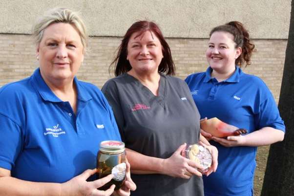 Stop smoking advisor Jill Skelton, tobacco dependency specialist and training lead Natalie Brooks and stop smoking facilitator Lucy Noble