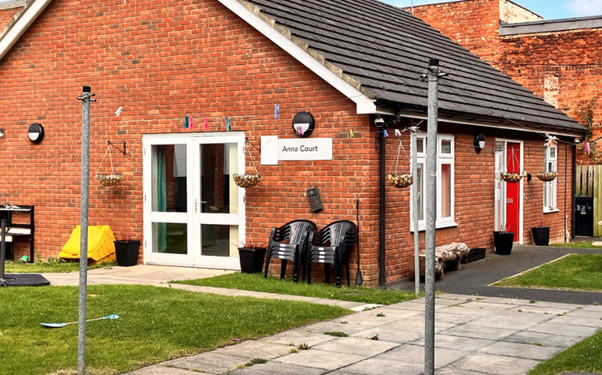 External view of Anna Court accommodation