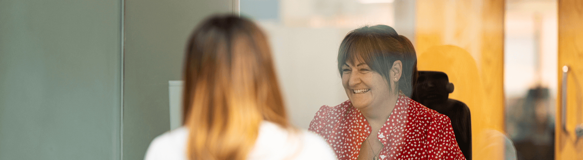 customer service employee helping customer