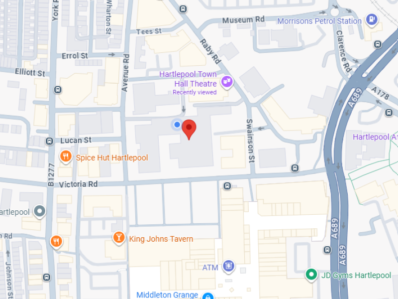 Google map civic centre