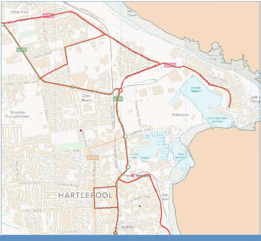 main town centre and north estates - Map 2