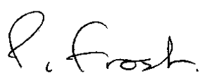 Peter frost signature