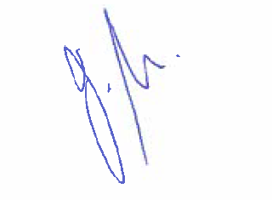 Section 151 officer signature